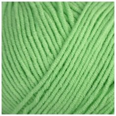 Пряжа YarnArt "Jeans", 55% хлопок, 45% акрил, 160 м/50 гр, (60 зеленое яблоко)