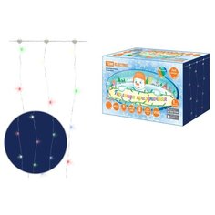Гирлянда светодиодная "Роса - занавес" 2х2 м, 200LED, многоцветн., ПДУ, USB, IP20, TDM