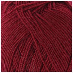 Пехорский текстиль Пряжа "Бисерная" 100% акрил 450м/100гр (07-Бордо) Пехорка