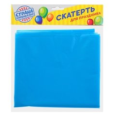 Скатерть Страна Карнавалия Праздничный стол, 183х137 см, голубой