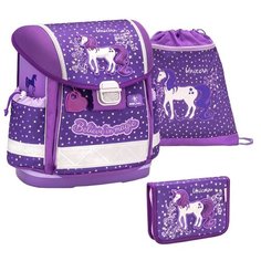 Belmil Ранец Classy Believe in Magic Purple Set с наполнением (403-13/O/9/SET), фиолетовый