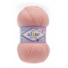 Пряжа ALIZE SEKERIM BEBE 100гр. 320м (100% акрил) (517 светло-персиковый) 5 шт