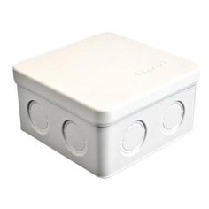 Открытой установки Электропромпласт Коробка распределительная ОП 105х105х56мм IP54 7 выходов без гермовводов крышка защелкивающаяся бел. Epplast 105031 E.P.Plast