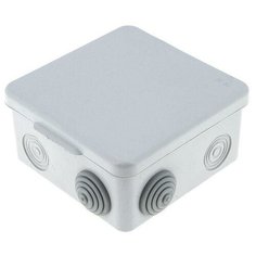 Коробка распаячная КМР-030-031 наружная с крышкой 80х80х50 АБС 7 мембранных вводов IP54 EKF plc-kmr-030-031