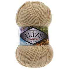 Пряжа ALIZE BURCUM KLASIK 100гр. 210м (100% Aкрил) (368 светло-бежевый) 5 шт