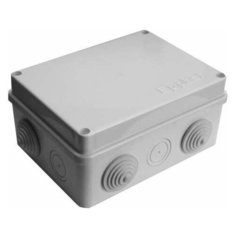 Открытой установки Электропромпласт Коробка распределительная ОП 150х110х70мм IP54 10 выходов 6 гермовводов крышка на винтах сер. Epplast 210302 E.P.Plast