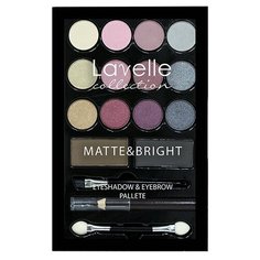 Lavelle Палетка теней Matte&Bright Eyeshadow & Eyebrow Palette NB-08 A