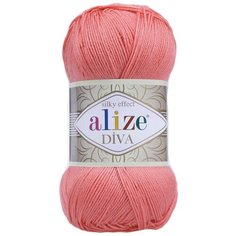 Пряжа ALIZE Diva 100гр. 350м. (100% микрофибра) ТУ (619) 5 шт