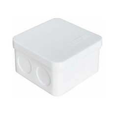 Электропромпласт Коробка распределительная ОП 75х75х45мм IP54 7 выходов без гермовводов крышка защелкивающаяся бел. Epplast 225331 E.P.Plast