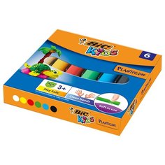 Пластилин BIC Kids 6 цветов, 60 г (947712)