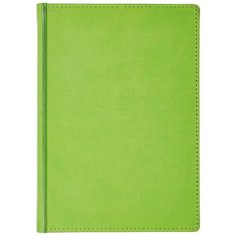 Ежедневник Альт Velvet недатированный, искусственная кожа, А5, 136 листов, салатовый