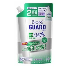 Гель-мыло для рук KAO Biore Guard с ароматом эвкалипта, сменная упаковка 400 мл. КАО