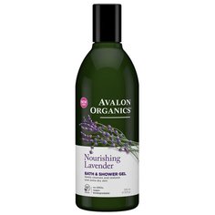 Гель для ванны и душа с маслом лаванды Avalon Organics Nourishing Lavender Bath & Shower Gel 355 мл