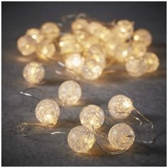 Гирлянда Luca Lighting Нить 83799, 290 см, 30 ламп, серебряный/теплый белый