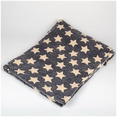 Плед Бамбук Звездочки, бежевый, 180*200 см Bozhong Home Textile