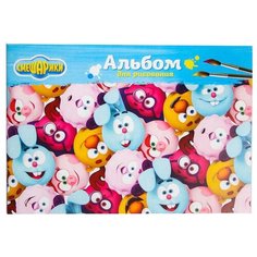 Альбом для рисования Сима-ленд Смешарики 29 х 20 см, 32 л.