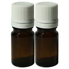 Атомайзер для духов Aroma provokator темное стекло крышка капельница 5 мл набор 2 шт Aromaprovokator
