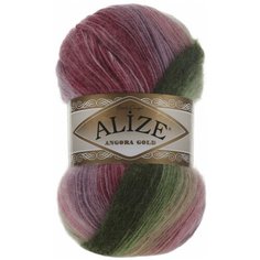 Пряжа Alize Angora Gold Batik, 20 % шерсть, 80 % акрил, 100 г, 550 м, 2527