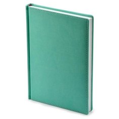 Ежедневник Альт Velvet недатированный, искусственная кожа, А5, 136 листов, ментоловый