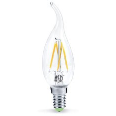 Лампа светодиодная ASD LED-СВЕЧА НА ВЕТРУ-Premium 4000K, E14, CA35, 5Вт