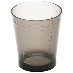 Стакан мерный DEWAL, черный, с резинкой на дне 135 мл DEWAL MR- JPP064M