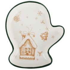 Блюдо Пряничный домик в форме варежки 820-131 Millimi