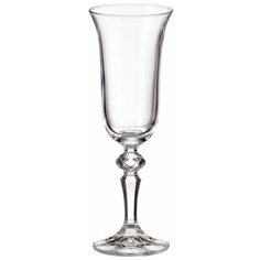 Бокалы для шампанского 150 мл 6 шт Crystalite Bohemia "Лаура /Без декора" / 005756