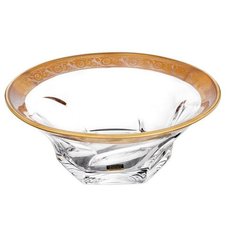 Ваза для фруктов 28 см Crystalite Bohemia "Аполло /Золото 43373" / 058425