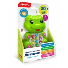 Музыкальная игрушка Азбукварик Лягушонок, с огоньками