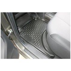 Коврики 3D в салон MITSUBISHI L200, 2015->, Бюджетная комплектация, 4 шт. (полиуретан) Element