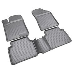 Коврики в салон HYUNDAI Sonata (NF, V), 2004-2010, 4 шт. (полиуретан) Element