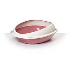 Туалет шаттл с бортиком 45х36х15,5см розовый Georplast