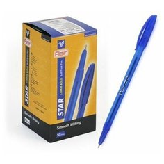 Ручка шариковая 1мм синяя "Flair STAR"