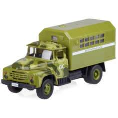 Инерционная машинка Play Smart Автопарк "Грузовик пассажирский. Военный