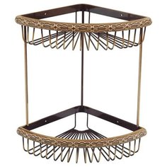 Полка угловая двойная Zorg Antic AZR U-4 BR