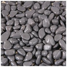 DECOR DE Грунт для аквариума "Галька цветная, серая" 800г фр 8-12 мм