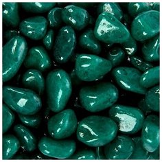 DECOR DE Грунт для аквариума (5-10 мм), темно-зеленый, 350 г