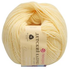 Пряжа Пехорка Детский каприз 1, 50 % мериносовая шерсть, 50 г, 225 м, 53 светлый желтый