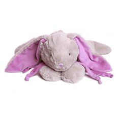 Мягкая игрушка Lapkin Кролик, 45 см, серый/фиолетовый AT365052