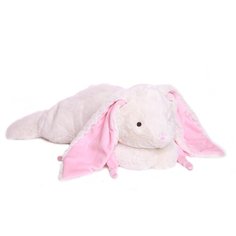 Мягкая игрушка Lapkin Кролик, 30 см, белый/розовый AT365047