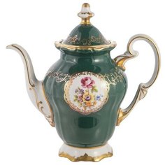 Кофейник 1,3 л Weimar Porzellan "Санкт- Петербург /Зелёный" / 202032