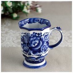 Бокал "Столичный", 350 мл, гжель 5081703 Сима ленд