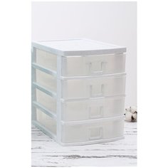 Комод Мини 4, 4 ящ 19,5х27x25 см, Милих пластик