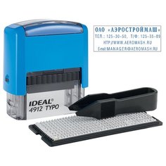 Штамп IDEAL 4912/DВ TYPO прямоугольная