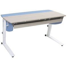 Стол детский Астек-Элара Прайм с ящиком 120x70 см береза/голубой/белый
