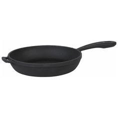 Сковорода чугунная литая 160х40 мм с чугунной ручкой, Maysternya Т201