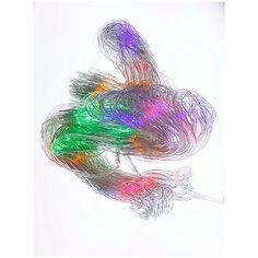 Светодиодная гирлянда занавес "Сетка" 3x2м, 480 цветных LED ламп China Dans International