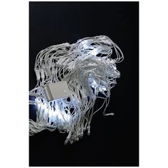 Светодиодная гирлянда занавес "Сетка" 3x0,7м, 192 холодных белых LED ламп China Dans International