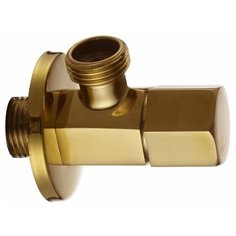 Кран шаровой угловой Kaiser 1/2"х1/2" Gold (255-G)