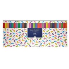 Пластилин восковой Bruno Visconti, 30 цветов, 375 г, 4 вида, коробка-пенал с разделителем , HappyColor, Арт. 34-0027. Цена за 1 набор.